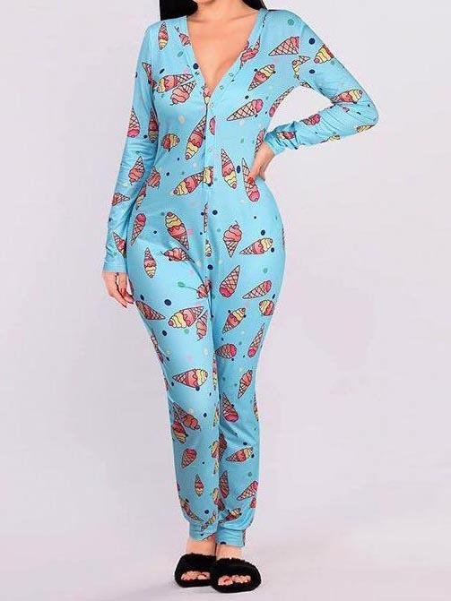 Slimming One Piece Pajamas for Women