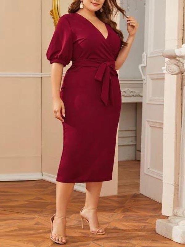 v-neck dress for Women