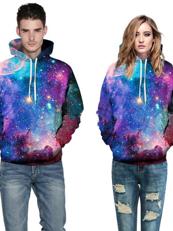 Women's Winter 3D Colorful Digital Print Hoodie - LuckyFash™