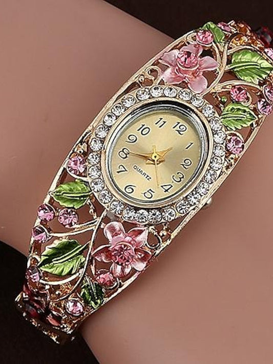 New Arrival Lady Womens Crystal Bracelet Dress Quartz Wrist Watch - LuckyFash™