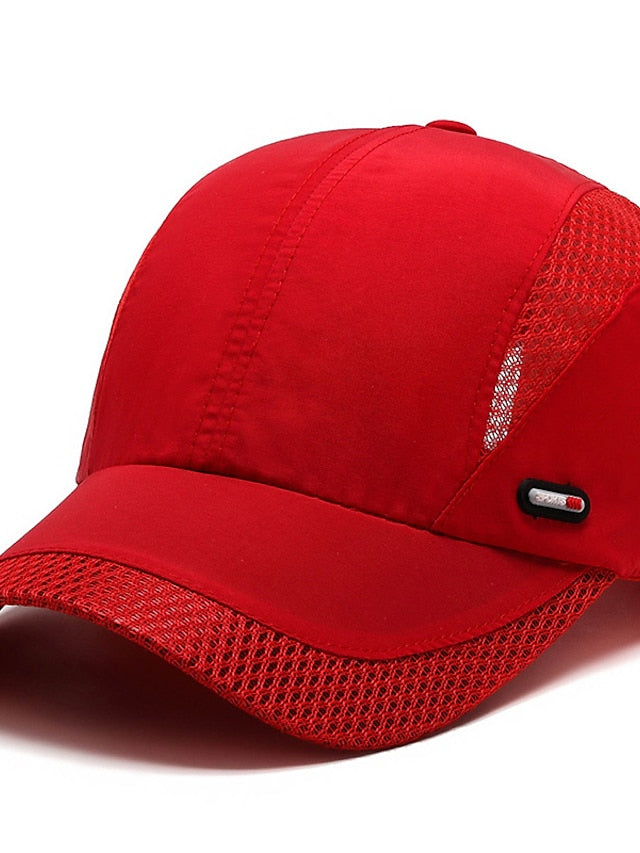 Women's Baseball Cap Running Cap Sun Hat Men's Hat Patchwork Adjustable Sun Protection Lightweight For Fitness Baseball
