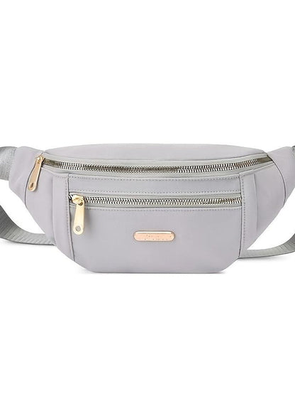 Women's Oxford Cloth Fanny Pack, Large Capacity Waist Bag
