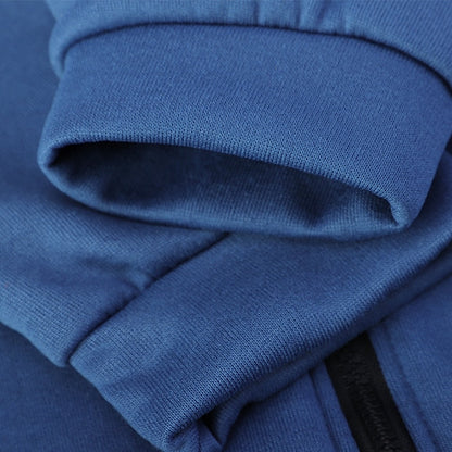 Women's Casual Jacket Fall Hoodie Jacket Warm Windproof Long Coat with Pocket Full Zip Sport Plain Coat Regular Fit Outerwear Long Sleeve Winter Black Blue Pink XL XXL