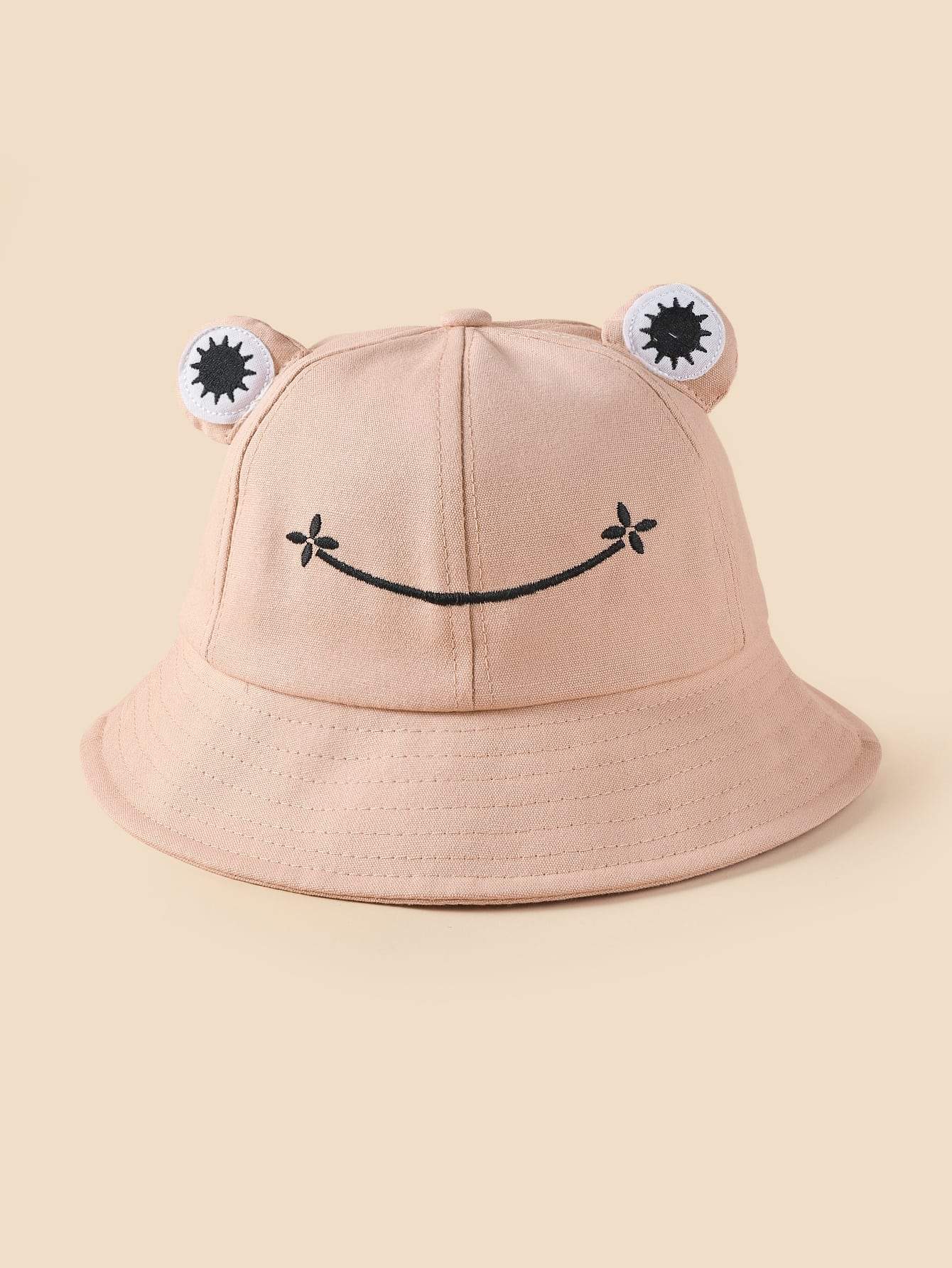 Cartoon Frog Design Bucket Hat