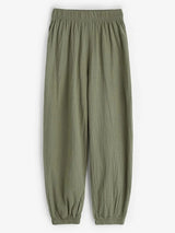 Elasticated Cuffs Pull On Pants