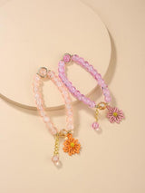 2pcs Flower Charm Beaded Bracelet - LuckyFash™