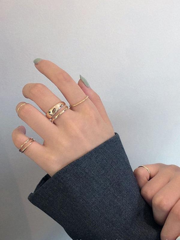 7pcs Minimalist Ring - INS | Online Fashion Free Shipping Clothing, Dresses, Tops, Shoes
