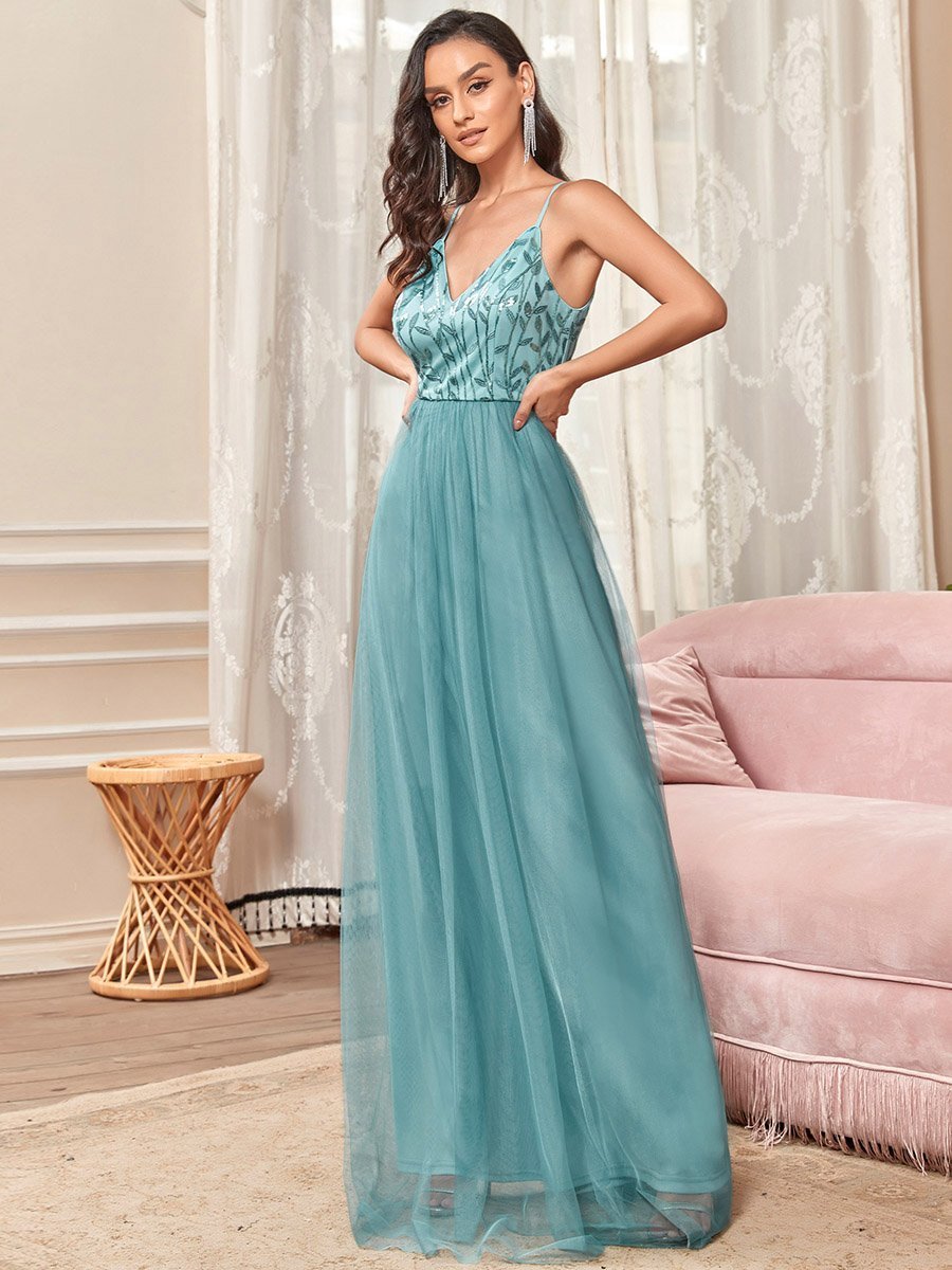 Adorable A Line Silhouette Floor Length Wholesale Evening Dress