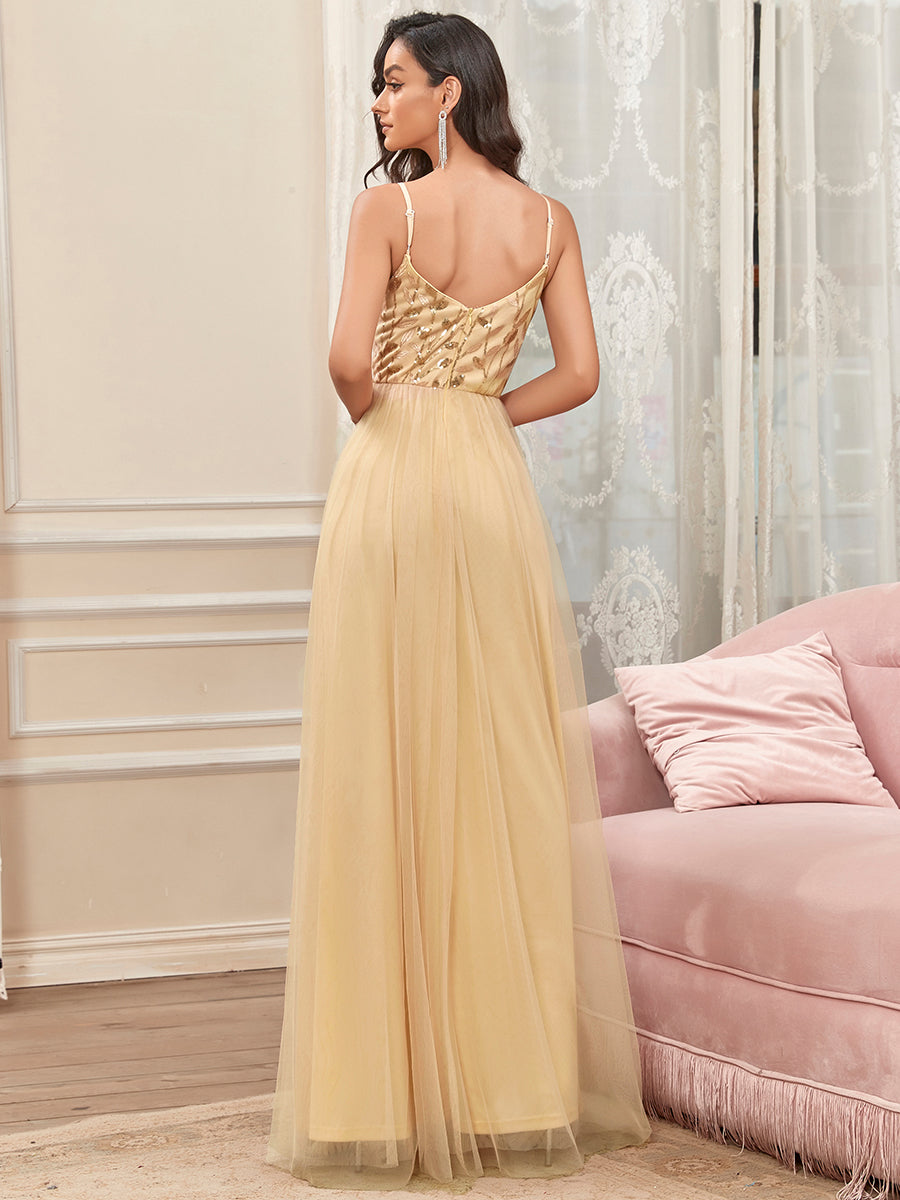 Adorable A Line Silhouette Floor Length Wholesale Evening Dress FS