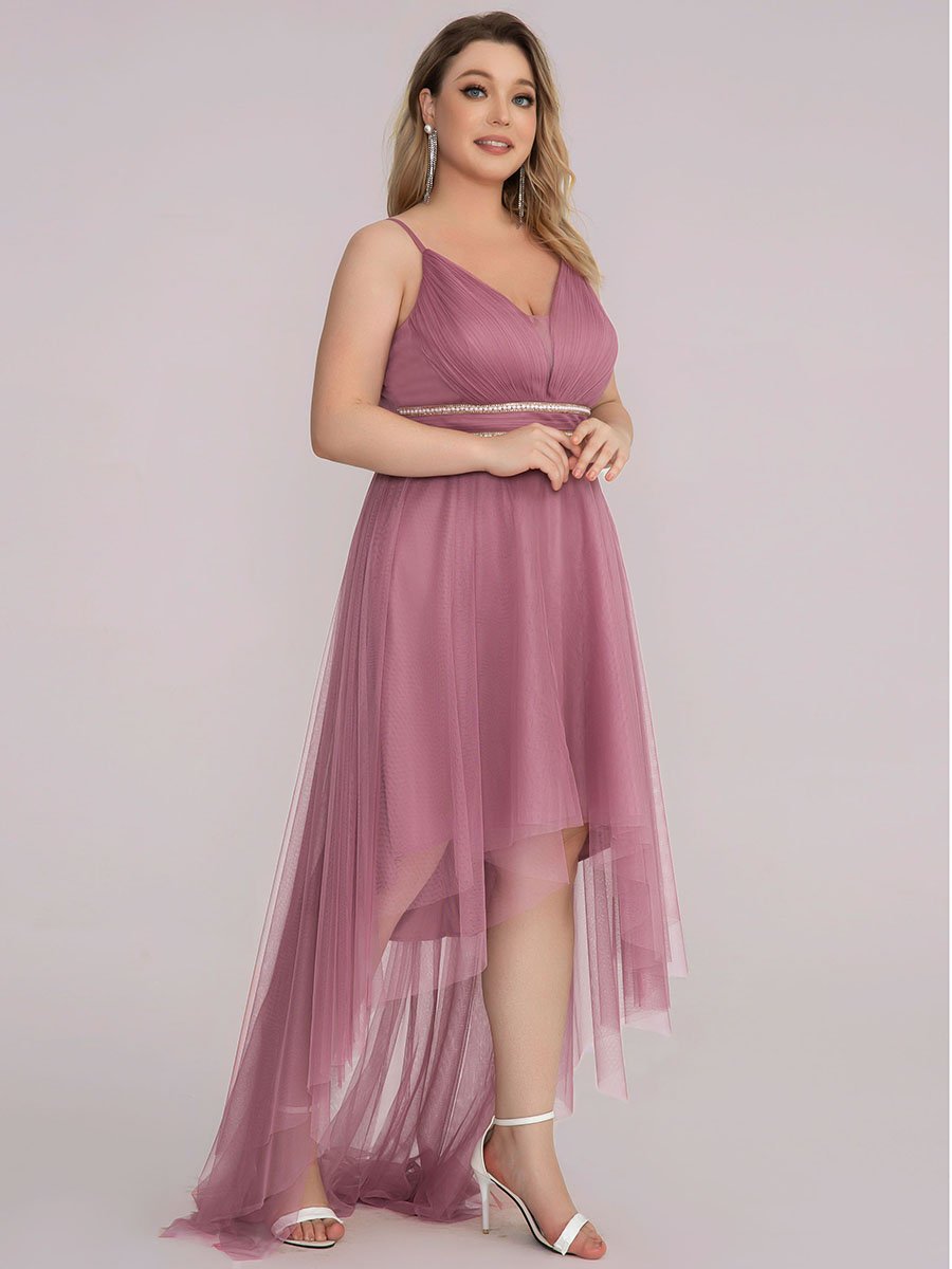 Plus Size Wholesale High Low Prom Dresses With Spaghetti Straps
