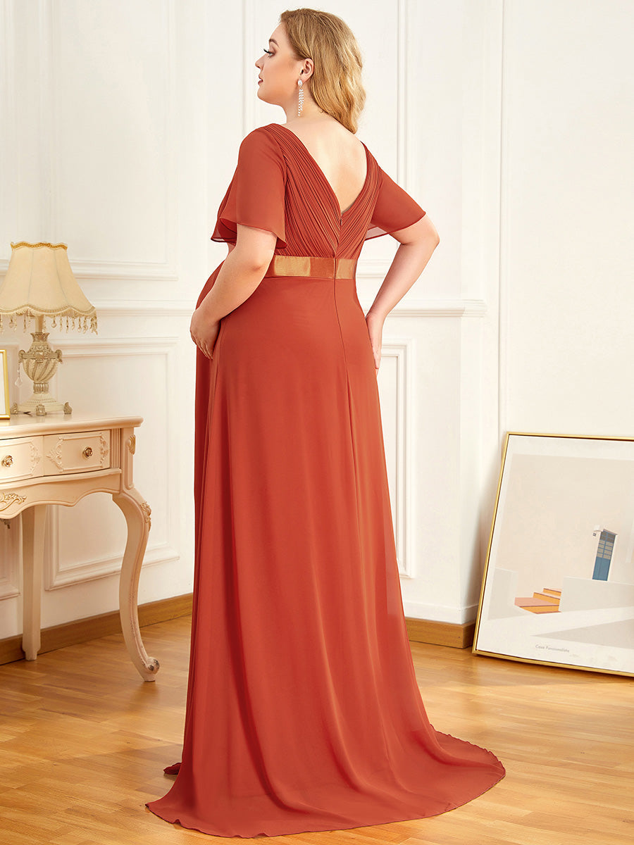 Plus Size Cute and Adorable Deep V-neck Wholesale Dress for Pregnant Women