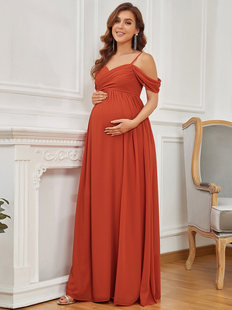 Adorable A Line Off Shoulder Wholesale Maternity Dresses