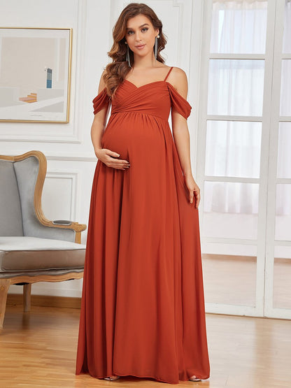 Adorable A Line Off Shoulder Wholesale Maternity Dresses