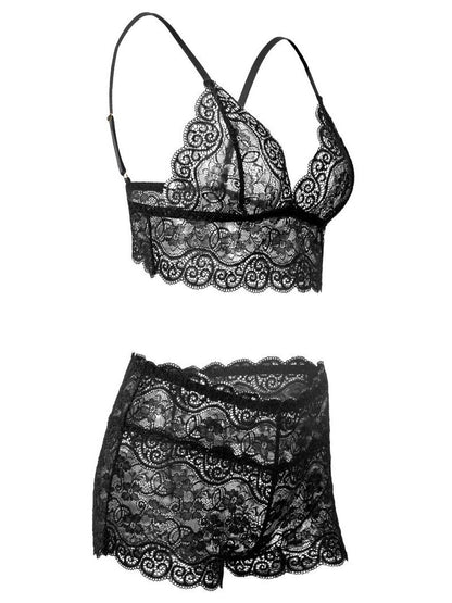Women's Lace Underwear See-through Lace Lingerie