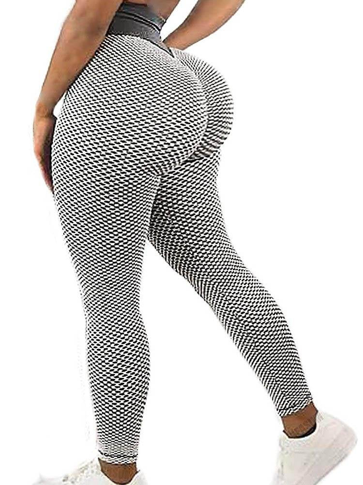 Butt Lift Tummy Control Yoga Pants Gym Workout Booty Scrunch Tights - Leggings - INS | Online Fashion Free Shipping Clothing, Dresses, Tops, Shoes - 04/05/2021 - Color_Gray - LEG210504008