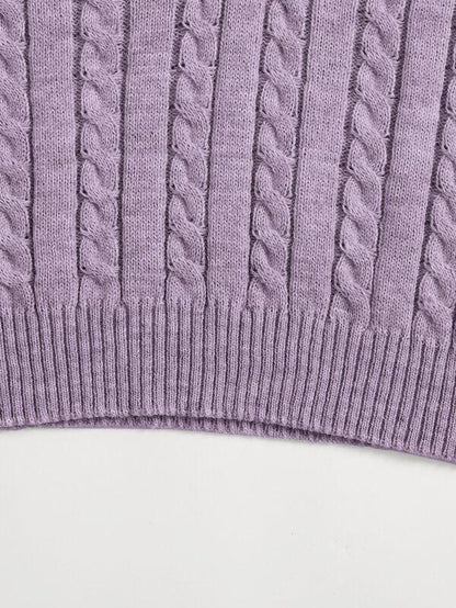Cable Knit Sweater Vest - INS | Online Fashion Free Shipping Clothing, Dresses, Tops, Shoes
