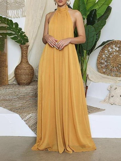 Casual Chiffon Loose Backless Women's Jumpsuit - Jumpsuits - INS | Online Fashion Free Shipping Clothing, Dresses, Tops, Shoes - 13/05/2021 - 13052021 - 130521