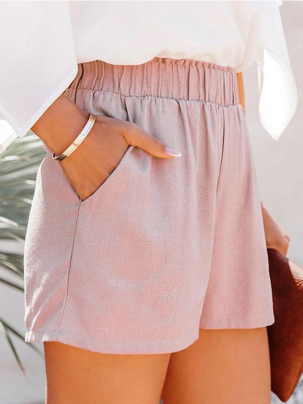 Casual Wide Leg Pocket Sports Shorts - Shorts - INS | Online Fashion Free Shipping Clothing, Dresses, Tops, Shoes - 10-20 - 20/07/2021 - Bottom