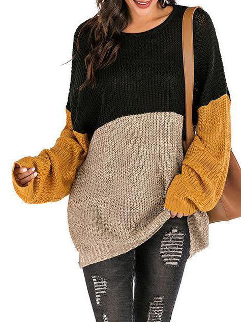 Women's Loose Sweater Long Sleeve For Winter