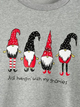 Christmas Santa Claus Slogan Drop Shoulder Sweatshirt - INS | Online Fashion Free Shipping Clothing, Dresses, Tops, Shoes