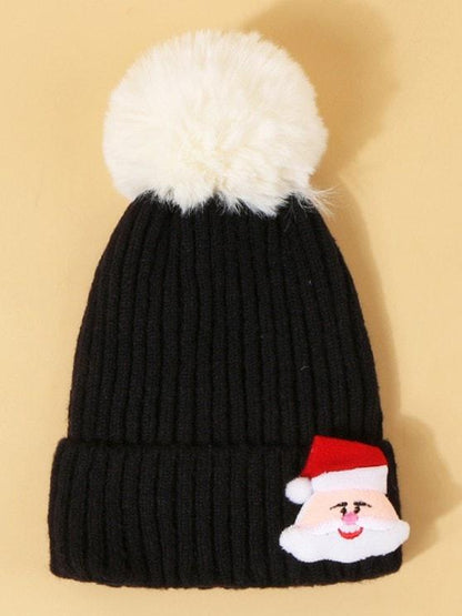 Christmas Santa Pattern Pom Pom Hat - LuckyFash™