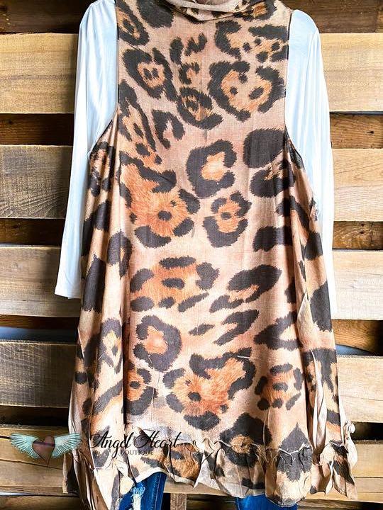 COUNTING THE STARS VEST - LEOPARD - INS | Online Fashion Free Shipping Clothing, Dresses, Tops, Shoes