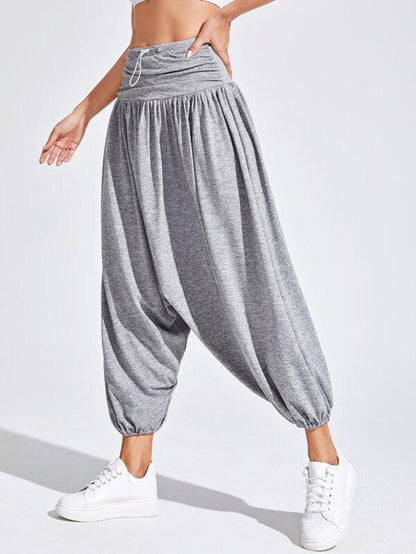 Drawstring Harem Sports Pants - INS | Online Fashion Free Shipping Clothing, Dresses, Tops, Shoes