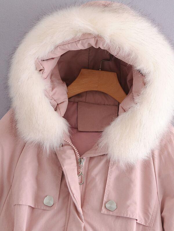 Drawstring Parka Coat - INS | Online Fashion Free Shipping Clothing, Dresses, Tops, Shoes