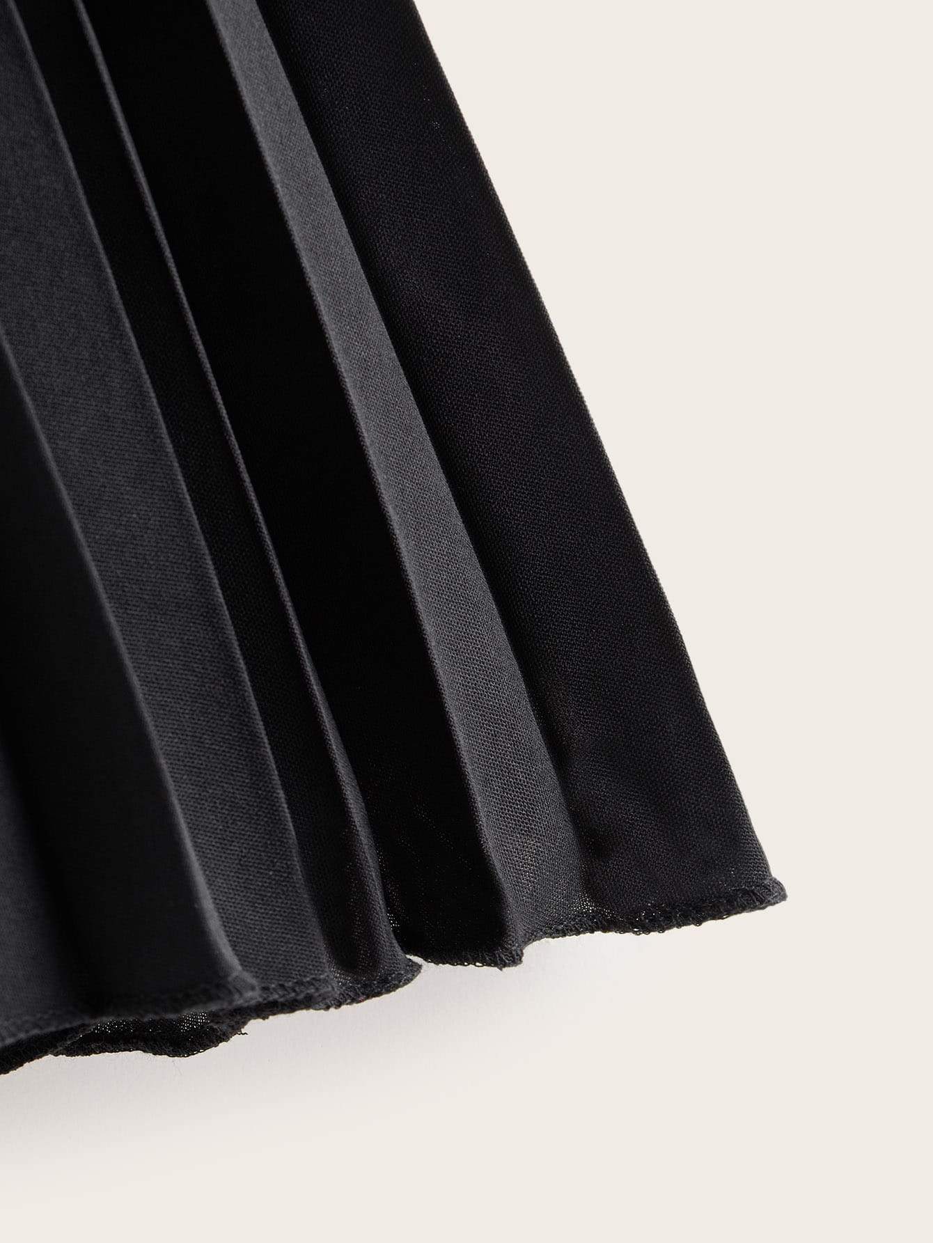 Elastic Waist Pleated Midi Skirt - INS | Online Fashion Free Shipping Clothing, Dresses, Tops, Shoes