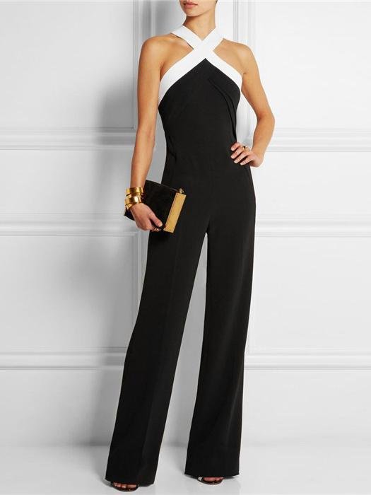 Elegant Off-shoulder High-waist Jumpsuit - Jumpsuits & Rompers - INS | Online Fashion Free Shipping Clothing, Dresses, Tops, Shoes - 20-30 - 29/06/2021 - Bottoms