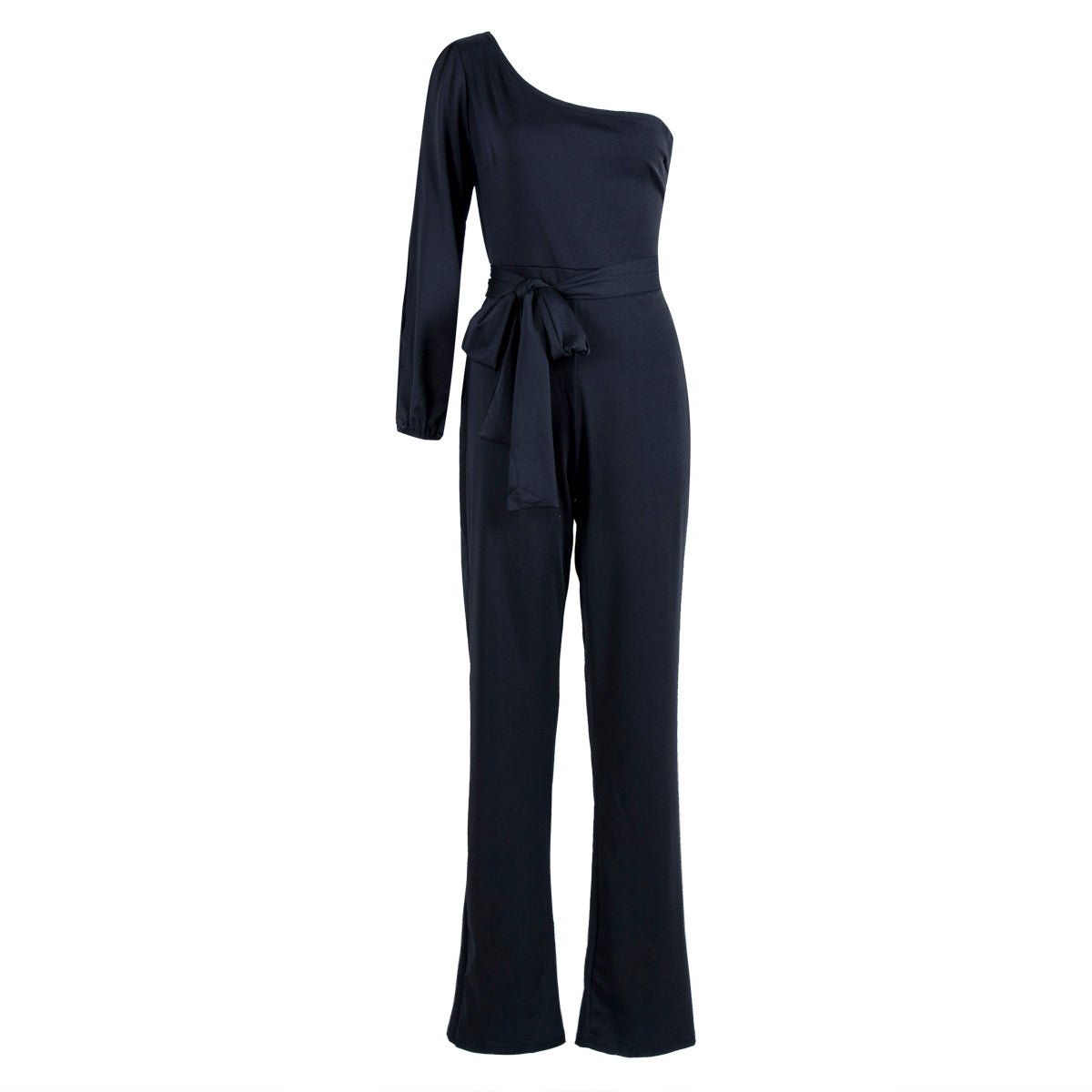 Enticing Slim High Waist One Shoulder Jumpsuit - Jumpsuits - Instastyled | Online Fashion Free Shipping Clothing, Dresses, Tops, Shoes - 0120GSM - 20-30 - 220516A220716
