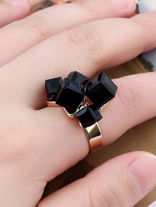 Exaggerated Stone Ring 1pc - LuckyFash™