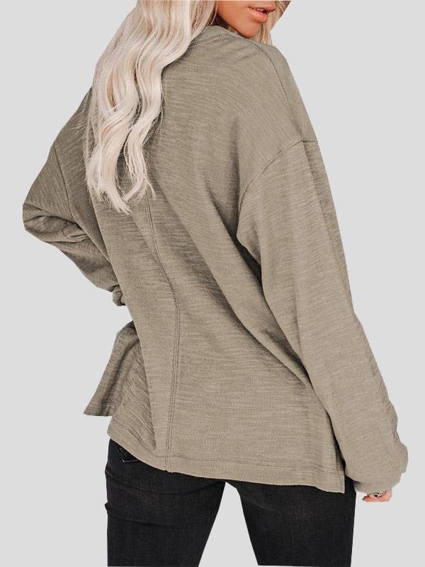 INS Women's Buttoned Lantern Sleeve Long Sleeve Blouses - Blouses - INS | Online Fashion Free Shipping Clothing, Dresses, Tops, Shoes - 03/08/2021 - 10-20 - BLO2108041294