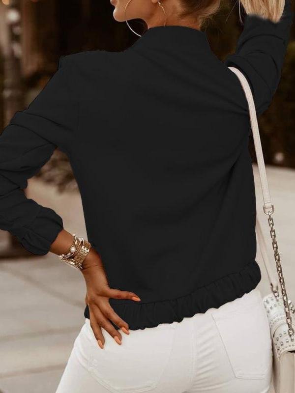INS Women's Zip Embellished Long Sleeve Jacket - Coats & Jackets - INS | Online Fashion Free Shipping Clothing, Dresses, Tops, Shoes - 06/08/2021 - 20-30 - Coats & Jackets