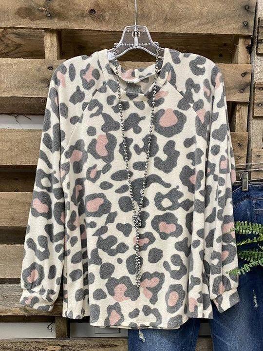 Leopard Long Sleeve Casual Shirts & Tops - INS | Online Fashion Free Shipping Clothing, Dresses, Tops, Shoes