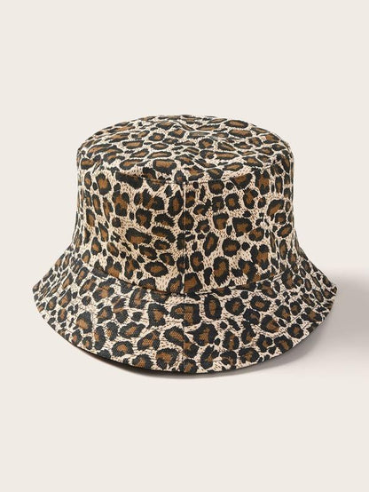 Women Leopard Pattern Bucket Hat - LuckyFash™