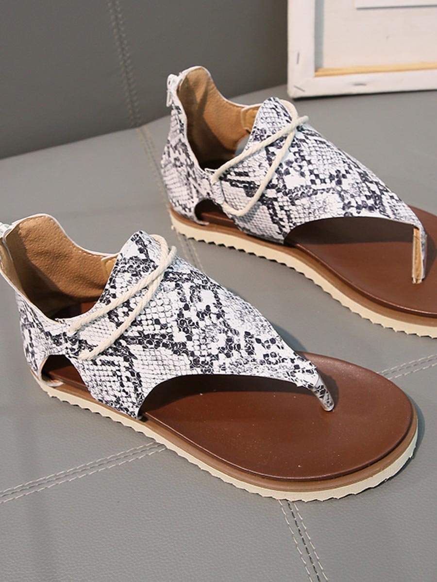 Leopard Pattern High Top Sandals - INS | Online Fashion Free Shipping Clothing, Dresses, Tops, Shoes