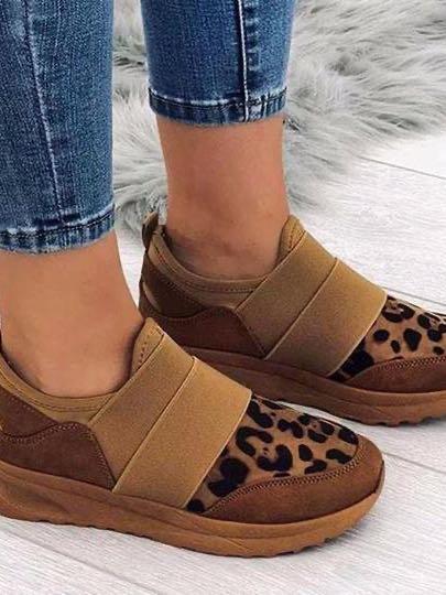 Leopard print casual sports running shoes - INS | Online Fashion Free Shipping Clothing, Dresses, Tops, Shoes