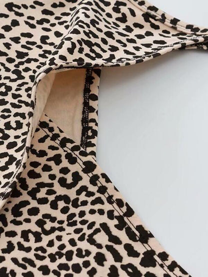 Leopard Print Surplice Cami Top - INS | Online Fashion Free Shipping Clothing, Dresses, Tops, Shoes