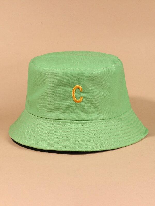C Letter Embroidery Bucket Hat - LuckyFash™