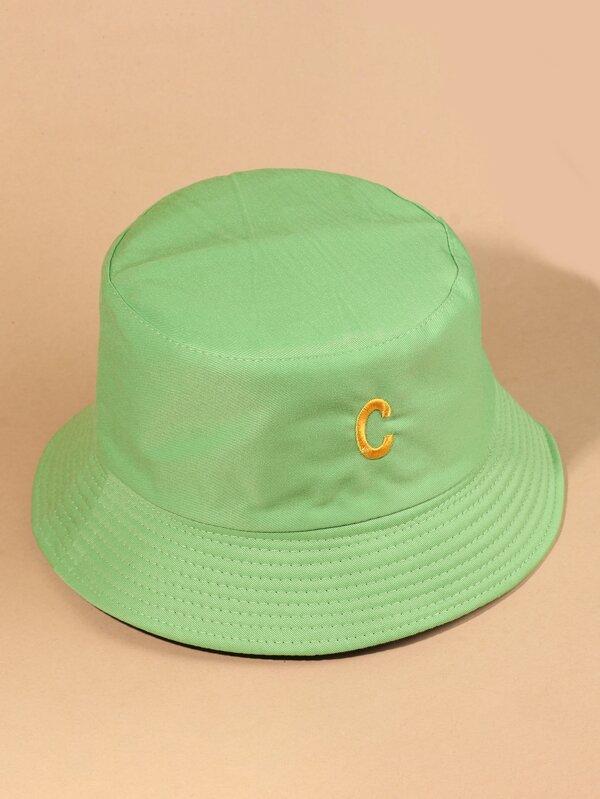 C Letter Embroidery Bucket Hat - LuckyFash™