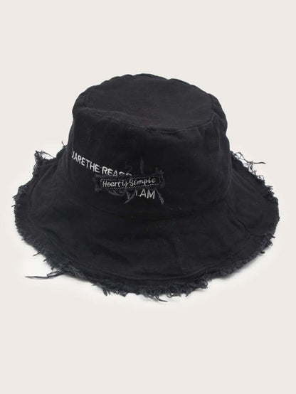 Letter Graphic Bucket Hat - INS | Online Fashion Free Shipping Clothing, Dresses, Tops, Shoes