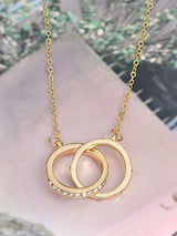 Linked Ring Pendant Necklace - LuckyFash™