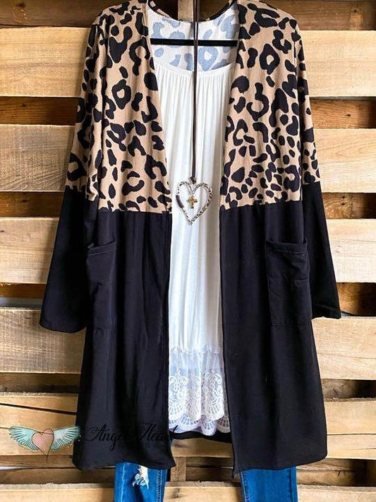 MOST CHARMING CARDIGAN - MOCHA/BLACK - INS | Online Fashion Free Shipping Clothing, Dresses, Tops, Shoes