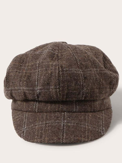 Plaid Baker Boy Hat - LuckyFash™