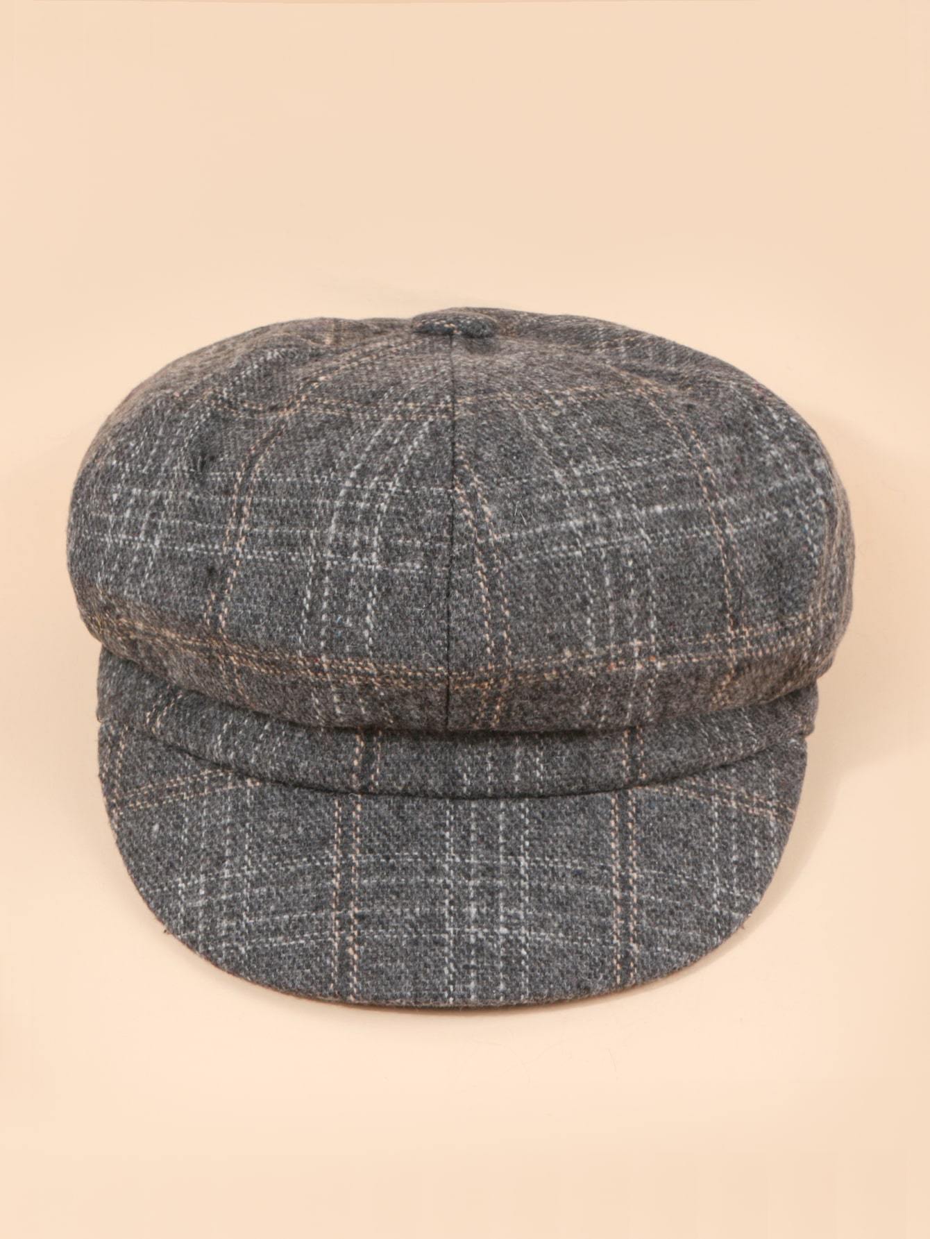 Plaid Baker Boy Hat - LuckyFash™