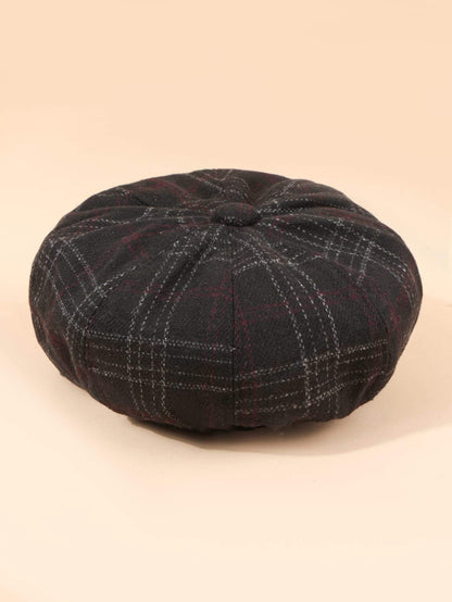 Plaid Baker Boy Hat - LuckyFash™