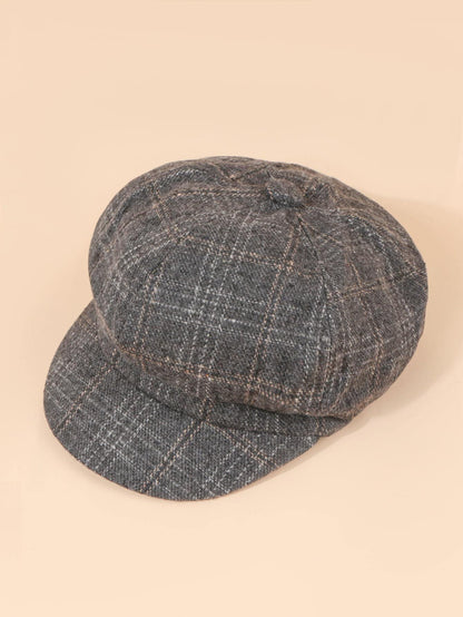 Plaid Baker Boy Hat - LuckyFash™