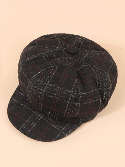 Plaid Baker Boy Hat - LuckyFash™