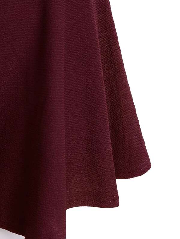Plus Elastic Waist Solid Skirt - INS | Online Fashion Free Shipping Clothing, Dresses, Tops, Shoes